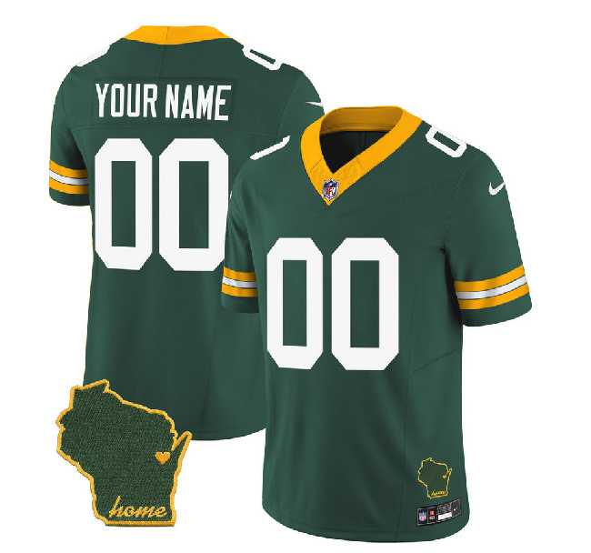 Custom Green Bay Packers Vapor F.U.S.E. Limited Jersey